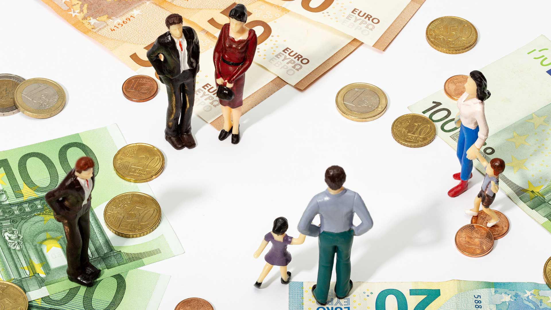 Gestreutes Vermögen, verschiedener Anleger. 