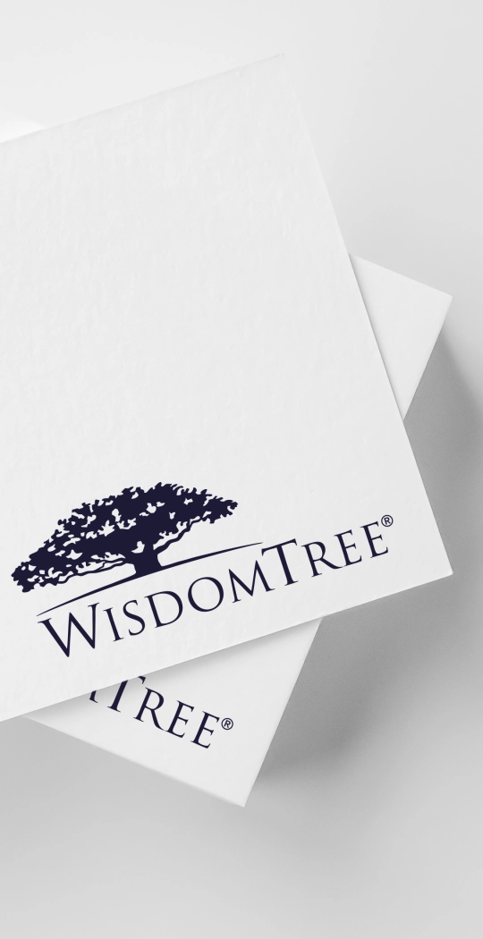 Wisdom Tree Logo auf Business Card.